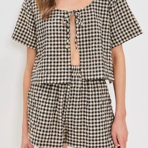 VRG GRL The Sea & I Smock Top and Shorts Set